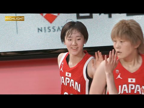 薮未奈海4本の3Pを含む14得点 宮澤夕貴15得点と活躍 ！全員が持ち味を発揮しアジアカップ前最後の実戦を白星で締めくくる【女子日本代表国際試合】日本 vs デンマーク（2025.7.4）