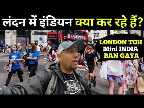 INDIAN STREET FOOD IN LONDON UK || INDIAN IN ENGLAND 🇬🇧
