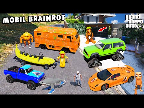 WOW !! Aku Koleksi Semua MOBIL BRAINROT ANOMALI TER EPIC di GTA 5 !!!
