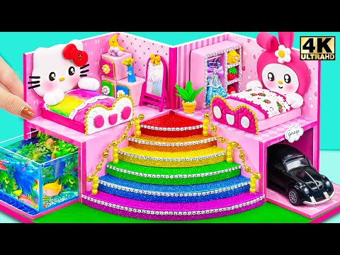 I build Hello Kitty & My Melody Perfect Pink House: Aquarium and Adorable Decor for a Perfect Touch