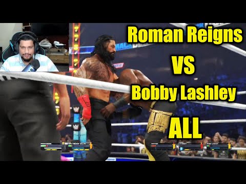 WWE 2k24 Roman Reigns VS. Drew Mcintyre VS. Bobby Lashley VS. Cody Rhodes VS All SmackDown Game