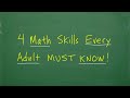 Essential Math Skills for Adults