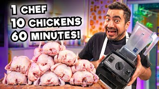 10 Delicious Dishes from 10 Whole Chickens (10 Chicken Challenge) | Sorted Food