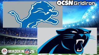Season 4 Week 4: Lions vs Panthers | Madden NFL 26