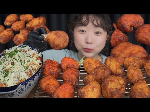 치킨마요덮밥과 엄청! 바사삭 소바바 치킨🍗 Mukbang eating show