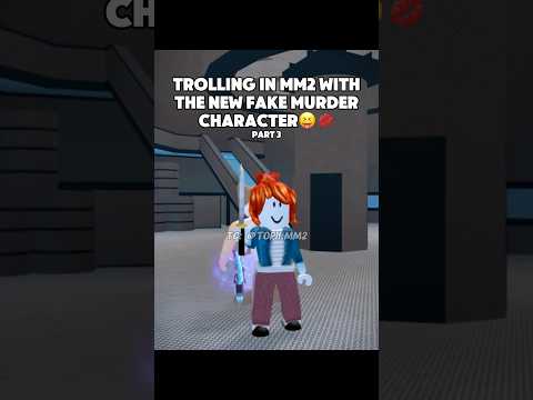 Part 3!!! #roblox #murdermistery2 #mm2 #trolling #prank