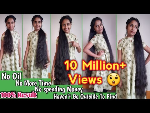 Grow Hair Faster | 1 Magic Trick for Growing Long Hair | No Oil, No Cost, Nothing To Find | RuntiMe