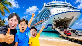 Yejun's Family Trip with Car Ferry Boat - Jeju Island in Korea