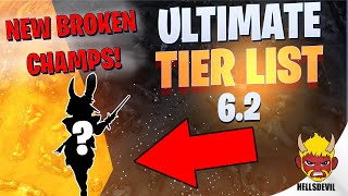 WILD RIFT | ULTIMATE TIER LIST PATCH 6.2 | NEW BROKEN TIER PICKS!