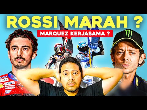 ROSSI MARAH‼️😱 PECCO TUDUH ALEX BANTU MARC MARQUEZ ⁉️ MUGELLO MEMBARAA ???🔥