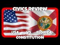 Comparing Florida and US Constitutions