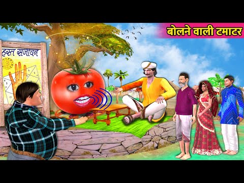 Magical Talking Tomato Jadui Bolne Wali Tamatar Hindi Kahaniya Hindi Moral Stories Funny Comedy