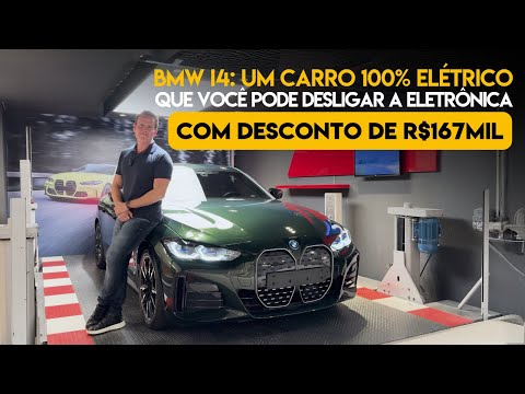 BMW i4: Um carro 100% elétrico que você pode desligar a eletrônica!