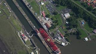YouTube video thumbnail: Panama Canal Cuts Ship Traffic as El Niño Threatens Water Supplies