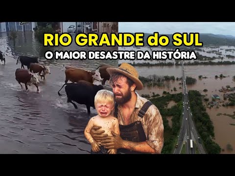 O RIO GRANDE do SUL pede AJUDA , Milhares de ANIMAIS ilhados