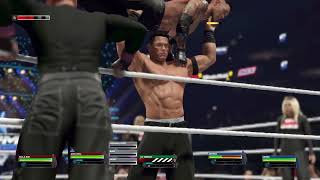 WWE 2K25 - John Cena & Kayla Boo vs. Nemesis & Gideon
