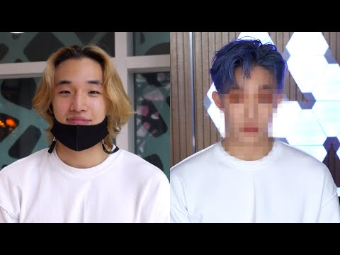 Transforming this athletic diver into a kpop idol lol - Edward Avila