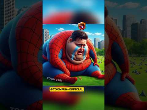 Venom Ka Taana, Spider-Man Aur Cap Ka Badla: Mote Se Fit! #shorts #ai #funny