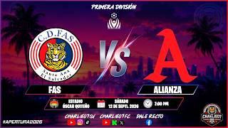 🔴 EN VIVO | FAS 🆚 ALIANZA | Jornada 10 | Apertura 2026 🇸🇻⚽