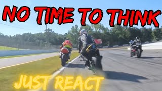 No Time to Think, Just React! | Track Day Chaos & Being Ready for the Unexpected 🏁🔥 : Road ATLANTA 