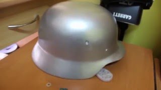 German M40 Helmet Restoration (Part #4: Before the Paint...)