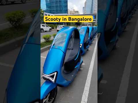 Bangalore Rooftop Scooty Surprise Dozens in the City #Bangalore #FutureRide #TechViral #ViralShorts
