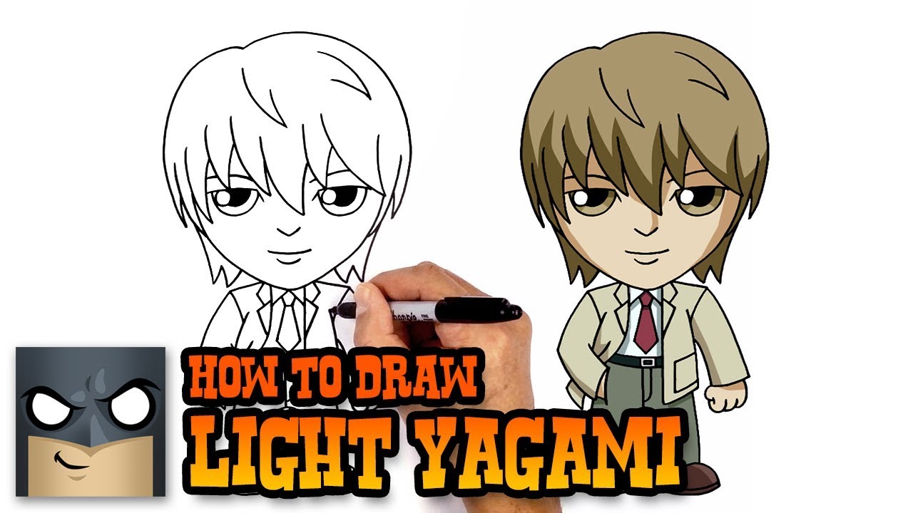 How to Draw Light Yagami - Death Note (Art Tutorial)