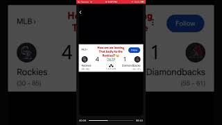 How are we trailing the Rockies!? @Dbacks @Rockies