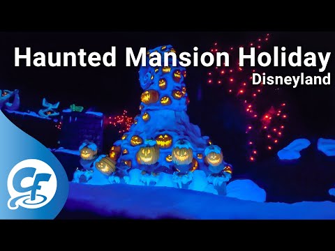 Haunted Mansion Holiday on-ride 4K POV @30fps Disneyland