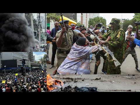 Xaalada Maanta ee Nairobi Islii Banaanbaxyo adag iyo Ciidanka