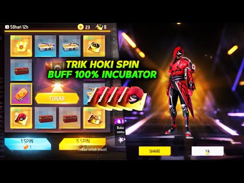 TRIK SPIN BUFF 100% INCUBATOR 3 IN 1 RUBY SAMURAI, GEOMETRIC !!