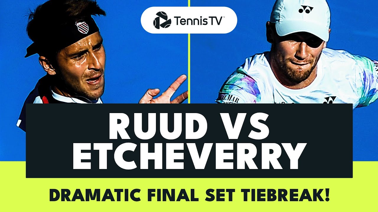 DRAMATIC Final Set Tiebreak Ruud vs Etcheverry | Beijing 2023 Highlights