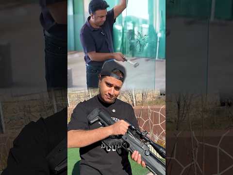 شیشه ضد گلوله خریدم!😶💀