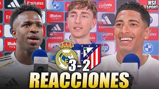 🔴 DECLARACIONES de VINICIUS BELLINGHAM HUIJSEN y ARBELOA postpartido REAL MADRID 3-2 ATLETICO MADRID