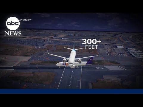 YouTube video thumbnail: Alaska Airlines Jet, FedEx Plane Come Within 300 Feet in Near Collision