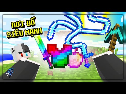 Minecraft Nhưng Tôi Đập Block Ra Đồ Siêu Mạnh