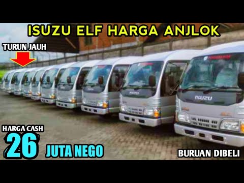 HARGA ISUZU ELF MINIBUS BEKAS HANYA 26 JUTA MASIH BISA NEGO MURAH COCOK UNTUK TRAVEL