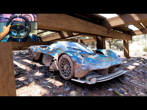 Rebuilding 1600HP Aston Martin Valkyrie | Forza Horizon 5 | Moza R9 gameplay