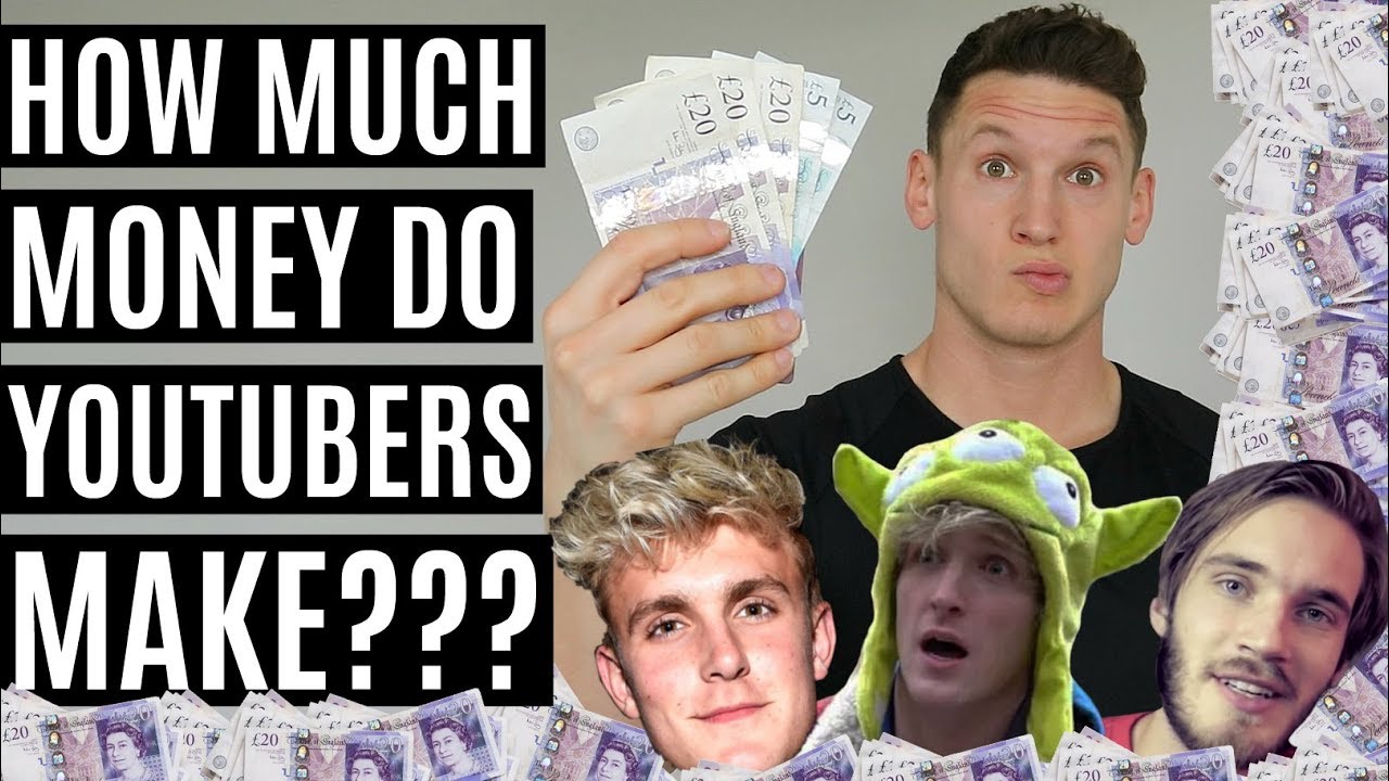 How Much Money do YouTubers Make? Logan Paul, Jake Paul & PewDiePie