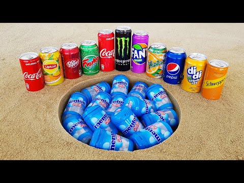 Mentos VS Underground, Cola, Schweppes, Fanta, Pepsi, Monster, Fruko, Lipton, Dr Pepper and Yedigün