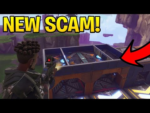 *NEW SCAM* The Invisible Ceiling Trap Scam! (Scammer Gets Scammed) Fortnite Save The World