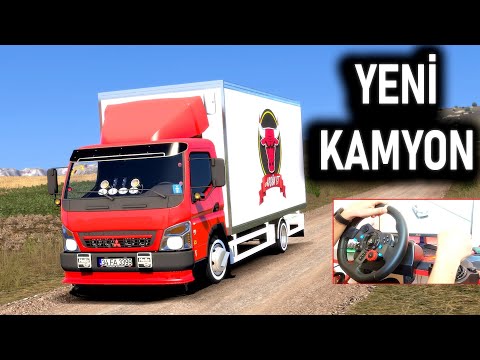 DEDEMİN YENİ KAMYONU ! KÖYE MARKET AÇIYORUZ ETS 2 MOD Logitech G29