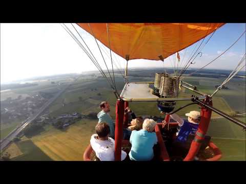 Ballonfahrt von Augsburg aus - die Landung