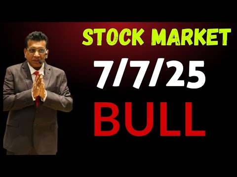 nifty prediction for tomorrow & bank nifty analysis for monday 7/7/25