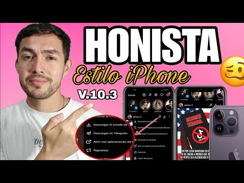 HONISTA ACTUALIZADO 2025 (V.10.3) ✨ INSTAGRAM estilo IPHONE sin PUBLICIDAD  ⚡