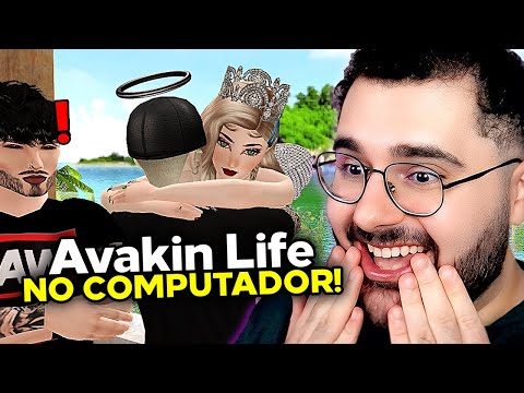 JOGUEI AVAKIN LIFE NO COMPUTADOR! *primeiras impressões*