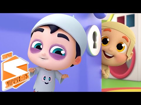 Espiada Assustadora um Boo + Rima Divertida de Halloween Para Crianças