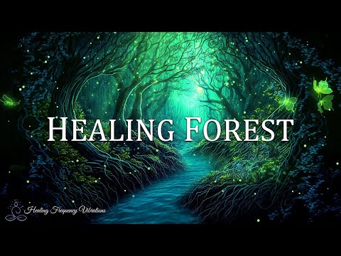 HEALING FOREST AMBIENCE | 639Hz + 741Hz - Miracle Tones | Attract Love + Clear ALL Negative Energy