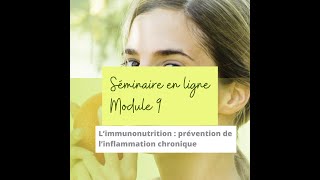 L'immunonutrition ; prévention de l'inflammation chronique