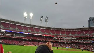 I came SO CLOSE to this Matt McLain HOME RUN